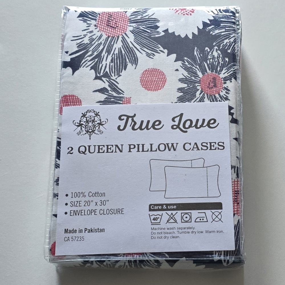 Pillow Cases 100% Cotton Queen Size